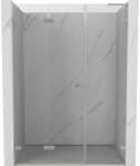 Mexen Lunar-F, L harmonikaajtó bal oldali zuhanykabinhoz 110 cm, 8 mm-es átlátszó üveg, acélprofil, 836SL-110-050-97-00-L (836SL-110-050-97-00-L)
