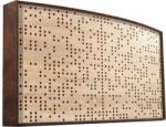 Mega Acoustic Acoustand Binary diffuser Sonoma Oak/Walnut/Black Panou absorbant din lemn (<![CDATA[AcouStand-WAL-B-OS-BDP]]>)