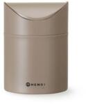 HENDI Asztali szemetes lengőfedéllel, HENDI, 1, 2L, Bézs, ⌀120x(H)165mm (0440797)