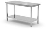 HENDI 811559 központi munkaasztal alsó polccal - 1800 × 600 × 850 mm (0811559)