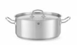 HENDI Alacsony lábas - fedéllel, HENDI, Kitchen Line, 7, 3L, ⌀280x(H)120mm (0836033)