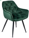 Mebel Elite Zöld Bársony Étkezőszék. POLA