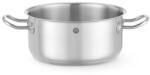 HENDI Alacsonyan falú edény - fedél nélkül, HENDI, Kitchen Line, 2, 9L, ⌀200x(H)95mm (0837658)