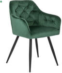 Mebel Elite MEGAN Zöld Bársony Étkezőszék
