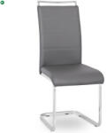 Mebel Elite Szánkótalpas Étkezőszék Szürke Eco-bőr Kárpittal. LOCA 2