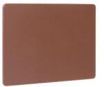 Hendi 0826843 LDPE vágódeszka - 530 × 325 × 10 mm, barna (0826843)