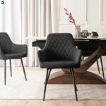 Mebel Elite Elegáns Karosszék Fekete Színben. BRESSO 2