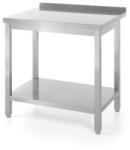 HENDI Munkaasztal alsó polccal - lapraszerelt, HENDI, Profi Line, 800x600x(H)850mm (0811450)