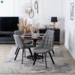 Mebel Elite Szürke Szövet Étkezőszék RICK 2