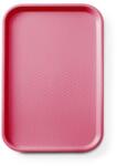 Hendi Polipropilén gyorséttermi tálca GN 1/1, AmerBox, GN 1/1, Piros, 530x325x(H)20mm (0878545)