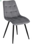 Mebel Elite Szürke Bársony Étkezőszék RIO