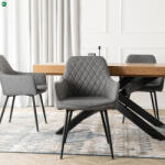 Mebel Elite Elegáns Karosszék Szürke Színben. BRESSO 2