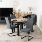 Mebel Elite Szánkótalpal Étkezőszék Szürke Színben. LOPEZ - fenyobutor24 - 23 946 Ft