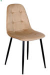 Mebel Elite Bézs Bársony Étkezőszék ARIS