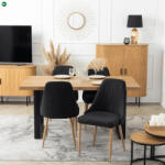 Mebel Elite Fekete Étkezőszék TORINO