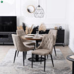 Mebel Elite Sötét Bézs Szövet Étkezőszék. CORK 2