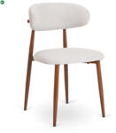 Mebel Elite Elegáns Étkezőszék Dió/Világos Szürke Színben. FLAVIO