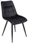 Mebel Elite Fekete Bársony Étkezőszék RIO