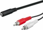 PremiumCord Jack 3.5mm-2xCINCH F/M 1, 5 m Cablu audio (<![CDATA[KJACKCINB2]]>)
