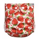 T-TOMI mosható pelenka AIO patenttal + 2 db bambusz betét, Eprek