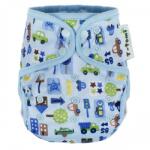 T-TOMI mosható pelenka külső, Autók