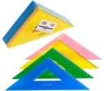 Nebulo Vonalzó, 15 cm-es, 45°-os, vegyes színek, Nebulo (V-1-45-15-4C) - mystock