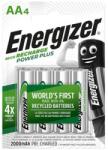 Energizer Tölthető elem, AA ceruza, 4x2000 mAh, ENERGIZER "Power Plus (E300626700) - tonerpiac
