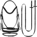 START Mexikói kantár gyeplővel START Mexico póni fekete