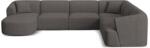 Cosmopolitan Design Coltar in forma de U Campi cu tapiterie din tesatura structurala (COS_UR_138_F1_CAMPI6)