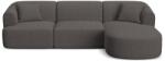 Cosmopolitan Design Coltar Campi cu tapiterie din tesatura structurala (COS_RC_L_138_F1_CAMPI6)