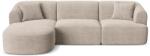 Cosmopolitan Design Coltar Campi cu tapiterie din catifea reiata (COS_LC_L_266_F1_CAMPI1)