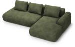 Cosmopolitan Design Coltar extensibil Calma cu tapiterie din catifea (COS_RCFO_120_F1_CALMA3) Canapea