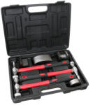 TC Technic Bádogos lemezkalapács készlet műanyag kofferben 4 db üllő, 3 db kalapács LT-A1226-2 26 cm