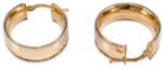 Ékszershop Bicolor fényes arany karika fülbevaló (1330733)