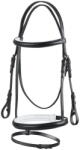 START Kantár gyeplővel ló számára - START Egyszerű átlagos termet fehér|fekete