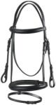 START Kantár gyeplővel ló számára - START Egyszerű átlagos termet fekete