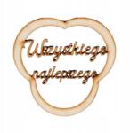 Loveart Fából készült felhő dekoráció Boldog születésnapot felirattal Loveart 12cm (LVSK-2168)