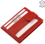 La Scala kártyatartó piros valódi bőr 13 (sb-95-red)