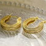 HARAHU ChD-38972 Fülbevaló - Arany KP38972