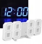 Ora Led Karóra Álló Lógó Elektronikus 3D Ébresztőóra Hőmérő Riasztás (3115220041112)