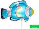 Mezőfi Team Kft Kék halacska, mini fólia lufi, pálcás