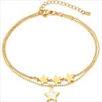 HARAHU Brățară pentru gleznă TK-38976 - Aurie KP38976
