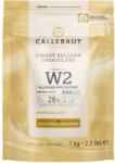Callebaut Fehércsokoládé pasztilla (korong) 1 kg Callebaut W2