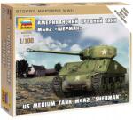 Zvezda Wargames (II. világháború) tank 6263 Sherman M-4 (1: 100) (ZV-6263)
