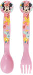  Disney Minnie Spring műanyag evőeszköz készlet - 2 darabos