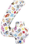  Bluey Friends 4-es szám fólia lufi 66 cm