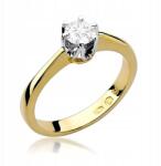 Fugart Eljegyzési gyűrű Arany 585 laboratóriumi gyémánttal 0.25ct r22 (F220B-585-LD0.25)