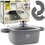 Karl Hausmann Indukciós És Gáztűzhelyre Alkalmas Gránit Edény 2, 3L 20cm Fedővel Kis Szürke Edény (5905155036506)