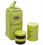 Zojirushi Uzsonnás termosz Zojirushi táskával SW-EXE35-GA 350 ml zöld-lime (SW-EXE35-GA)