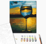 Alkotásutca Mennyei ital - Számfestő készlet kereten 40x50